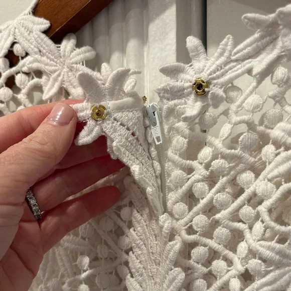 Lilly Pulitzer White and Blue Dress - Picture 4 of 4